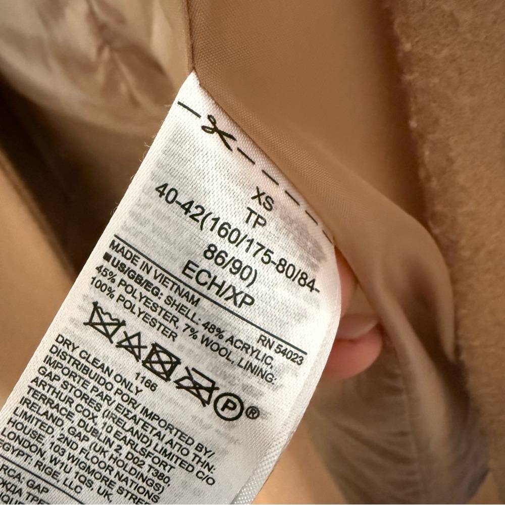 GAP Camel Coat - Picture 4 of 4
